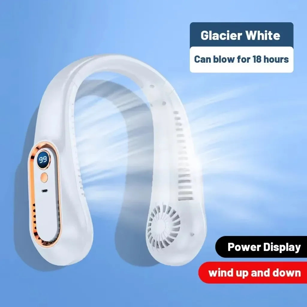 Portable Smart Neck Fan | Bladeless & Silent | BreezeLab
