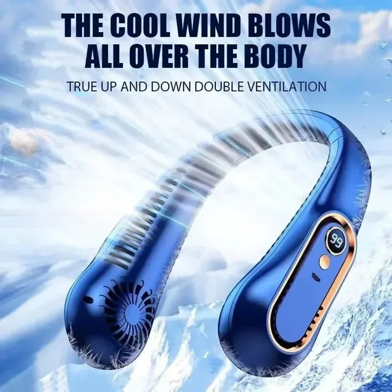 Portable Smart Neck Fan | Bladeless & Silent | BreezeLab